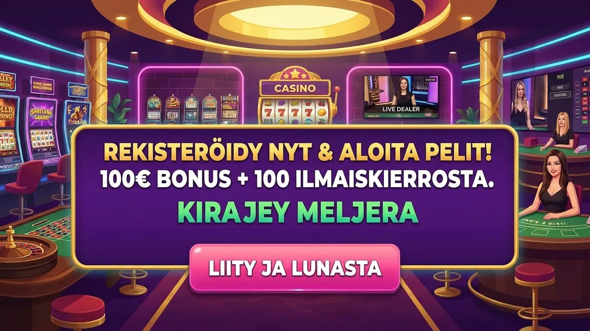 Rekisteröidy bonuksen kanssa