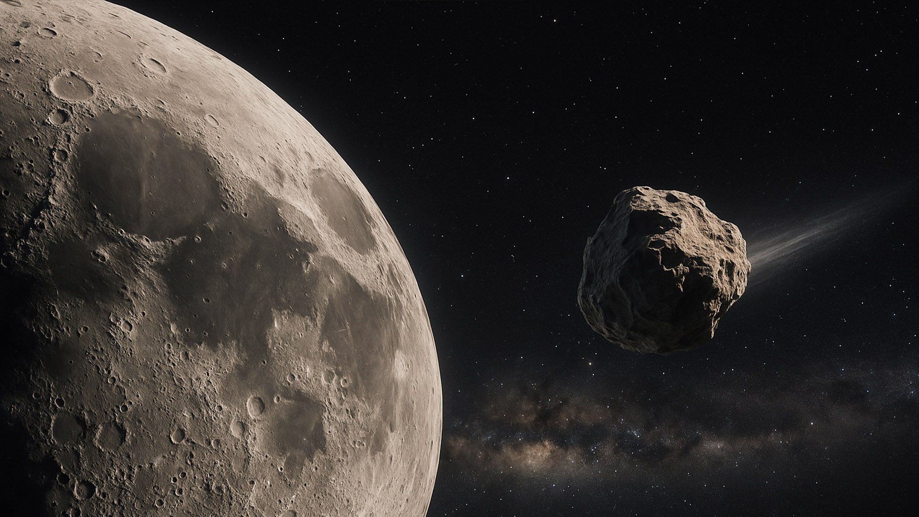 Tutkijat ovat huolissaan: asteroidin ja Kuun törmäyksen todennäköisyys vuonna 2032 kasvaa.