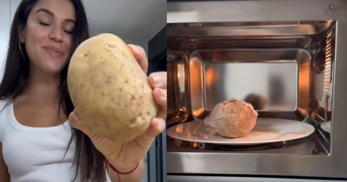 Gastronomian asiantuntija: ”Jos lämmität mikroaaltouunissa kosteaan paperiin käärittyjä perunoita viiden minuutin ajan, saat täydellisesti paistuneita perunoita ilman mitään ongelmia.”